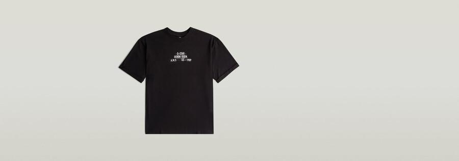mehrfarbiges grafik-t-shirt mit lässigem schnitt