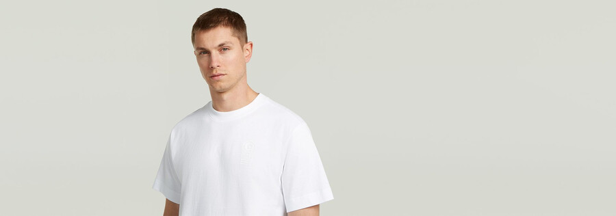t-shirt mit rückenaufdruck