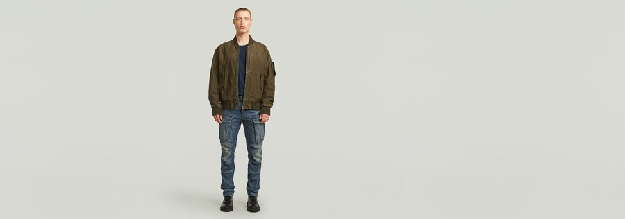 rovic zip regular tapered jeans