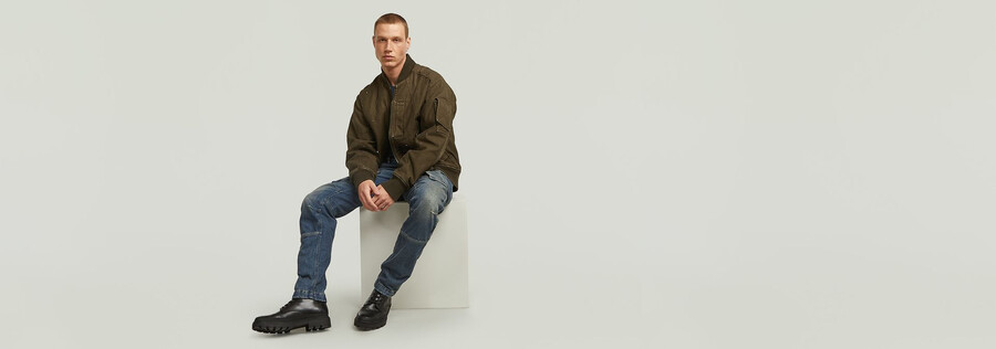 rovic zip regular tapered jeans