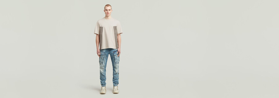 rovic zip regular tapered jeans