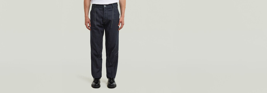 kitoh relaxed tapered jeans