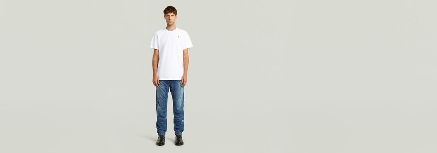 roxic zip regular tapered jeans