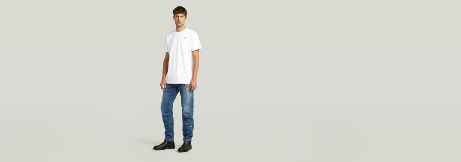 roxic zip regular tapered jeans