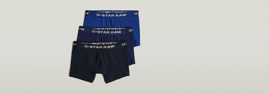 boxershorts 3er-pack blau