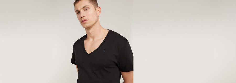 base v-neck t-shirt 2er-pack
