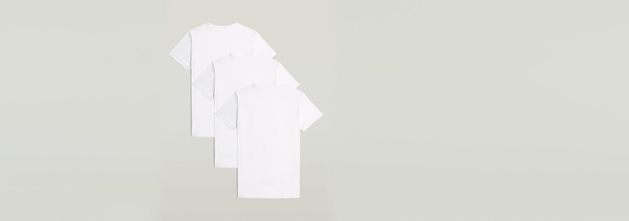 t-shirt crew 3er-pack