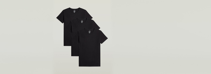 t-shirt crew 3er-pack