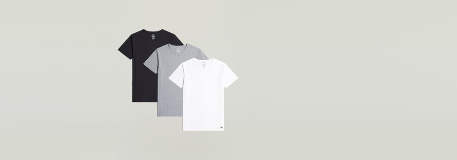 t-shirt crew 3er-pack