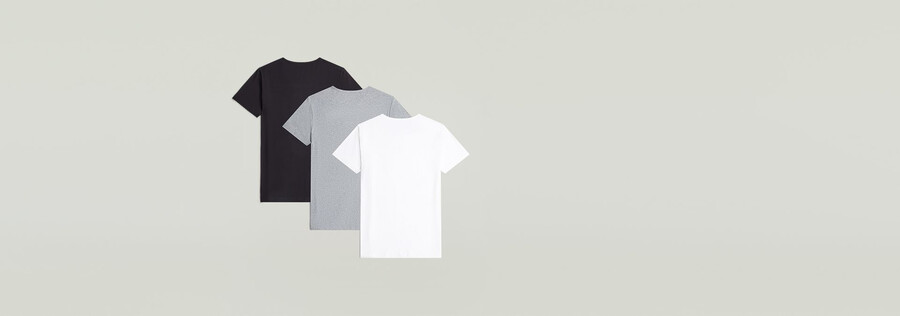 t-shirt crew 3er-pack