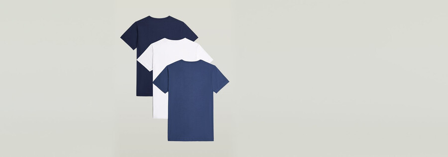 t-shirt crew 3er-pack